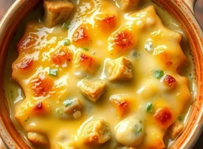 Gratin de fonds d'artichauts à la sauce fromagère