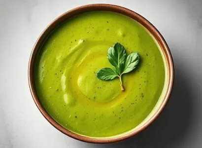 Soupe veloutée aux épinards