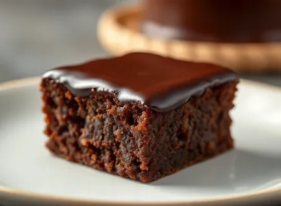 Brownies au café et chocolat noir