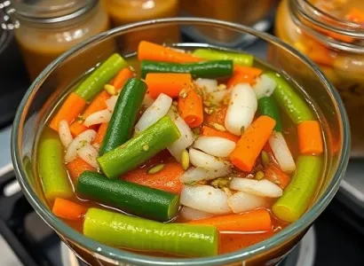 Relish de concombre et carotte
