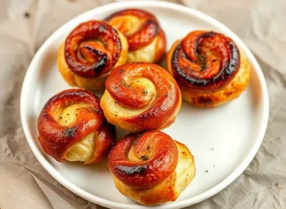 Nœuds de bacon au poivre
