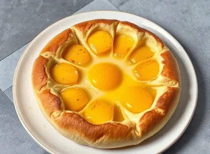 Pâtes aux œufs au beurre et lait