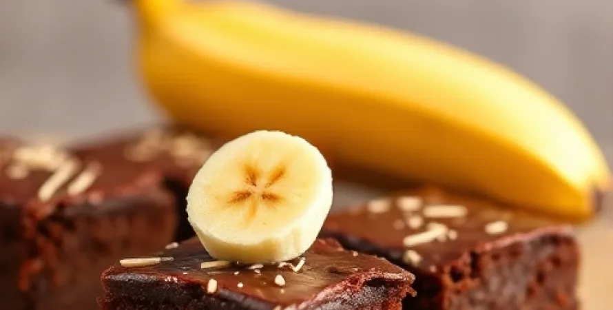 Brownies à la banane et au chocolat