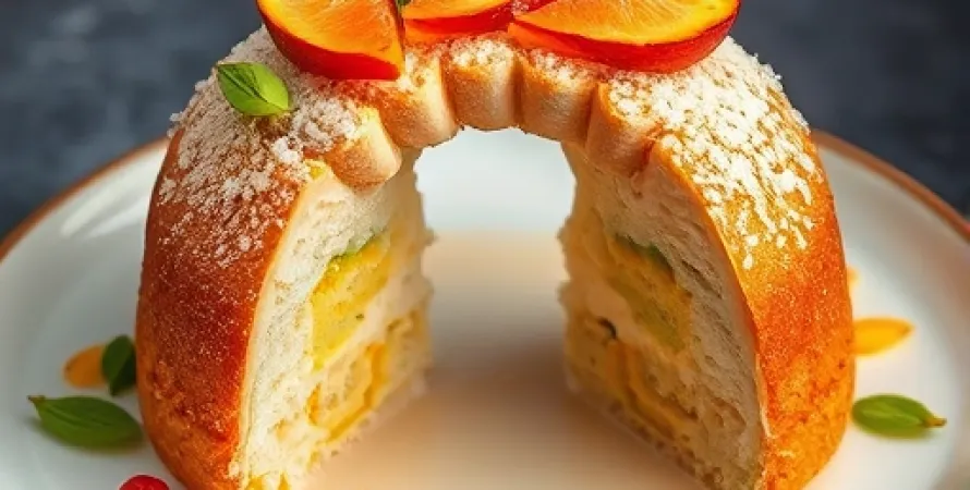 Gâteau arc-en-ciel vapeur
