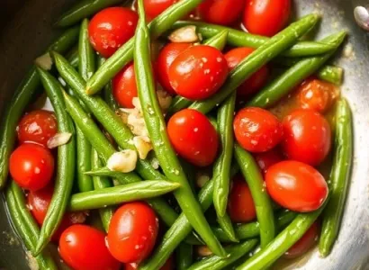 Haricots verts à la provençale