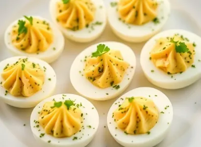 Oeufs durs à l'italienne