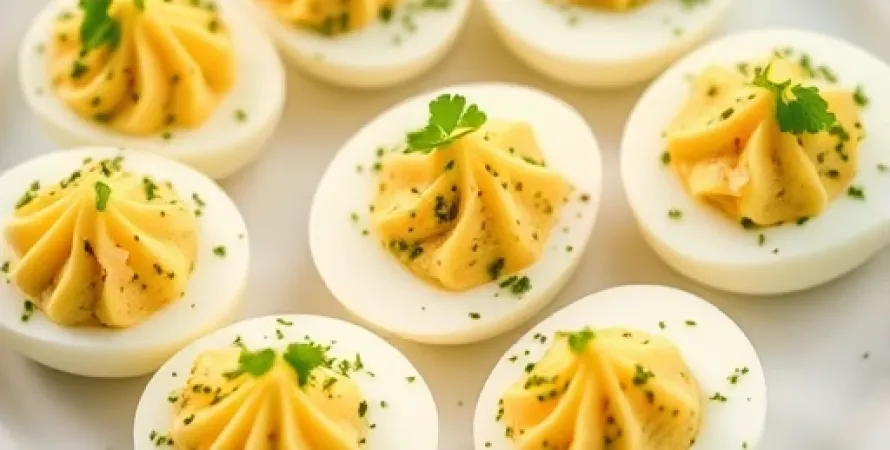 Oeufs durs à l'italienne