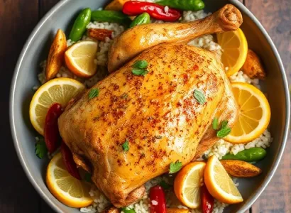 Poulet au citron épicé