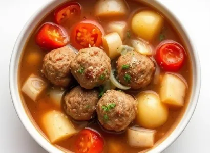 Pot au feu de viande et légumes