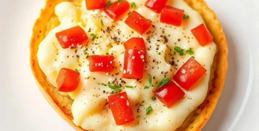 Tartine au fromage et aux piments