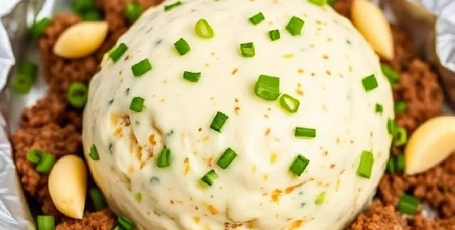 Boule de fromage au ail