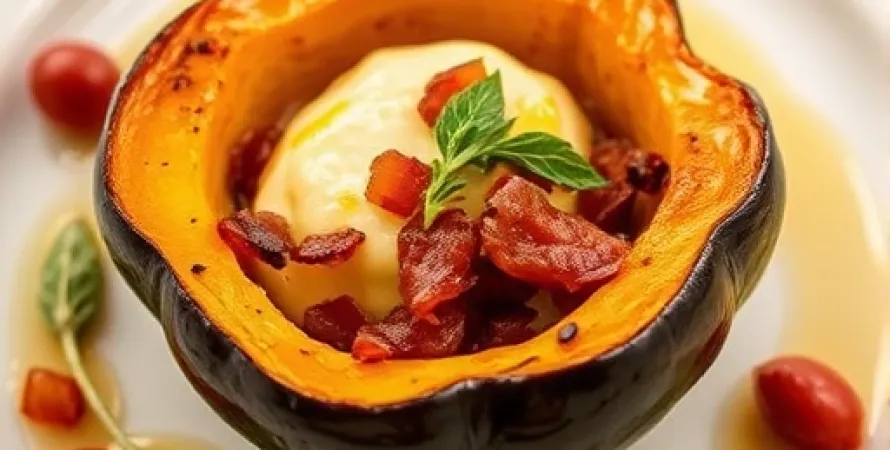Courge Acorn aux saveurs d'automne