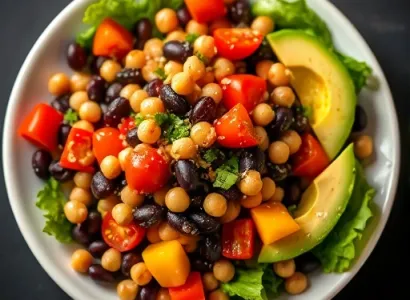 Salade de haricots peruvienne