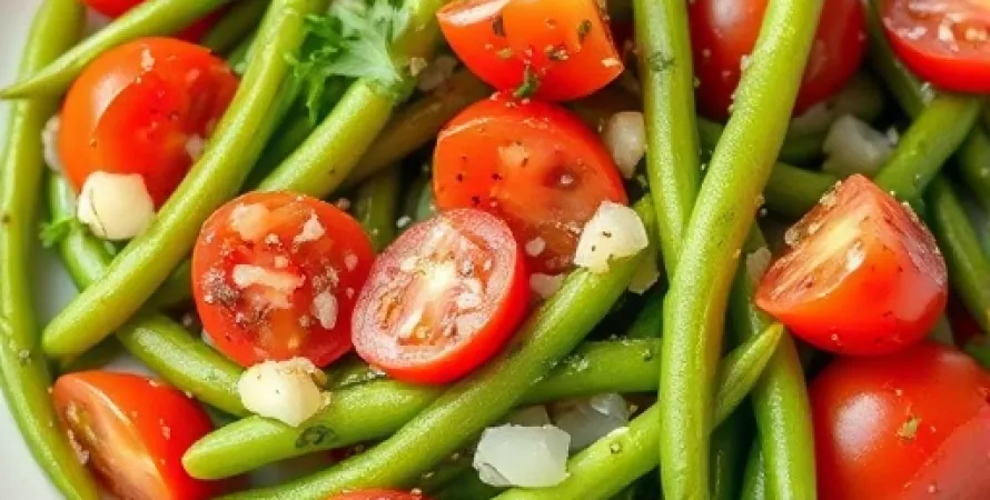 Haricots verts à la grecque