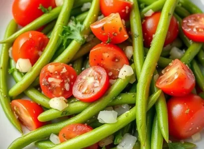Haricots verts à la grecque
