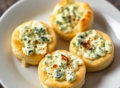 Biscuits au fromage bleu
