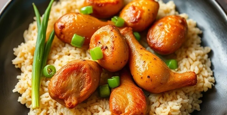 Riz frit au poulet