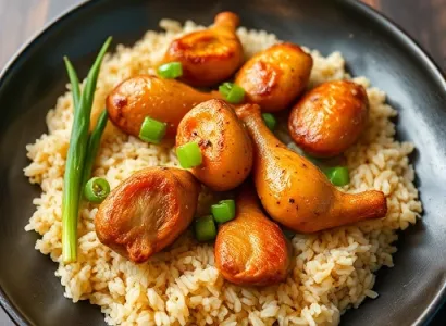 Riz frit au poulet
