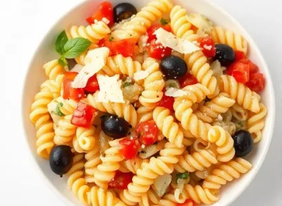 Salade de pâtes froides sicilienne