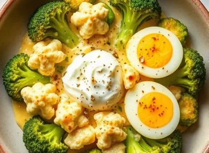 Gratin de brocolis au fromage crémeux