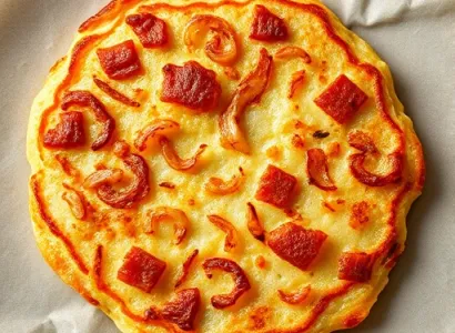 Pancake aux échalotes