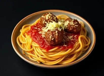 Spaghetti aux boulettes de boeuf