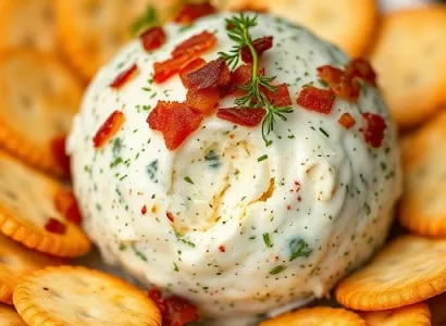 Boule de fromage au ranch et bacon