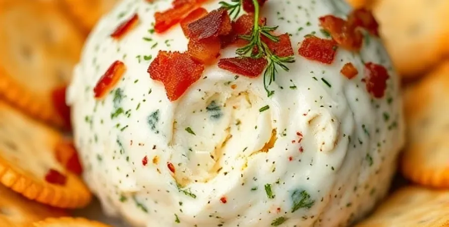 Boule de fromage au ranch et bacon