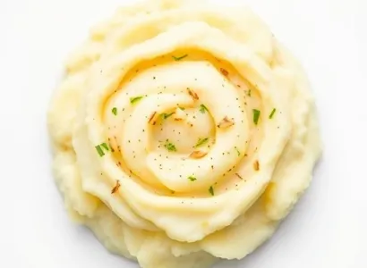 Pommes de terre écrasées à l'ail