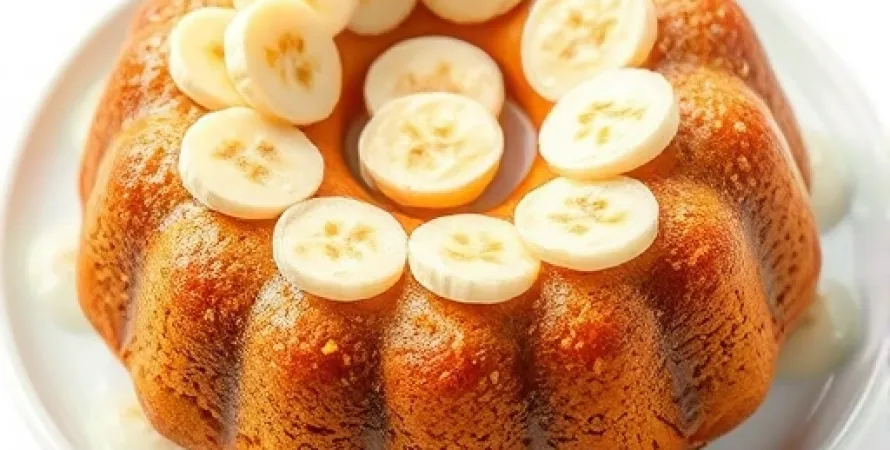 Gâteau de banane léger et moist