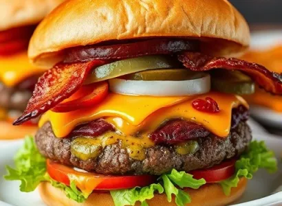 Hamburgers cajuns authentiques