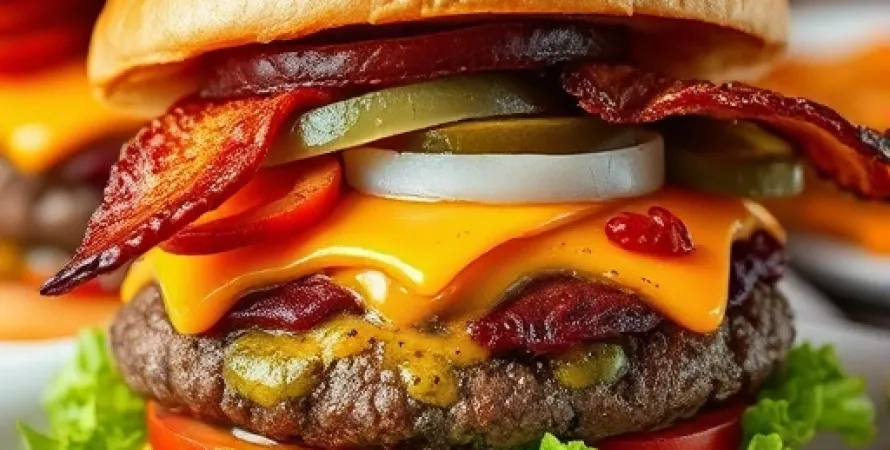 Hamburgers cajuns authentiques