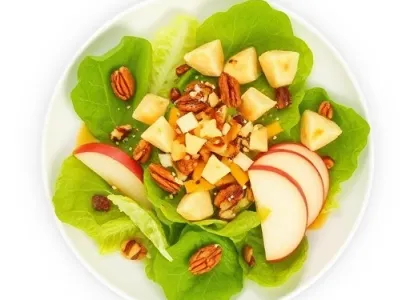 Salade de pommes et fromage cheddar
