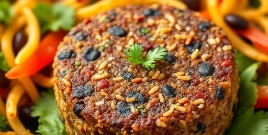 Burgers de haricots noirs