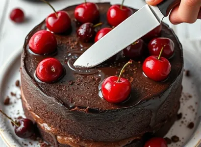 Gâteau forest noir à la cuillère
