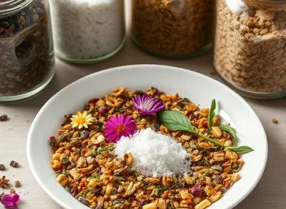 Sel aux herbes et fleurs