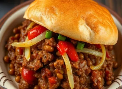 Lentilles Sloppy Joes