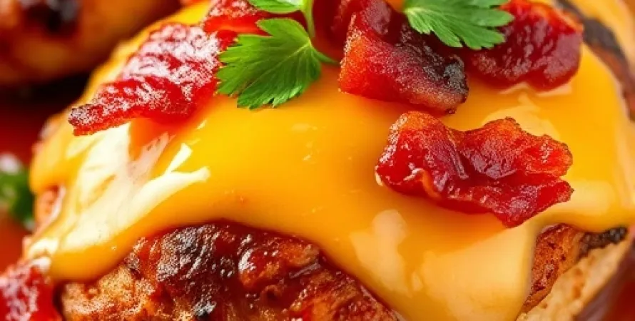 Poulet cheddar barbecue