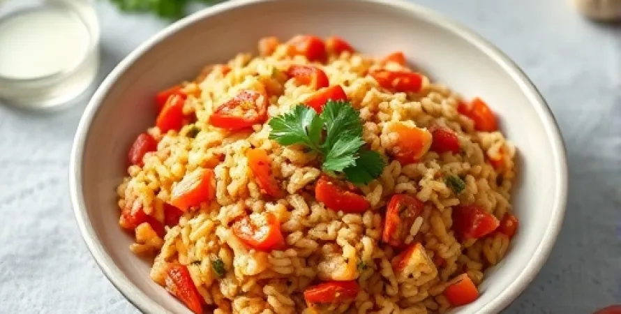 Riz mexicain au miel et aux piments