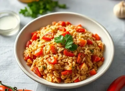 Riz mexicain au miel et aux piments