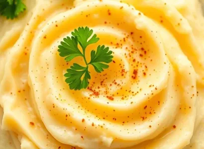 Pommes de terre cheddar écrasées