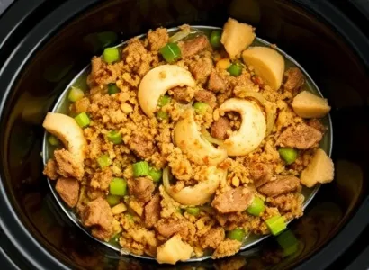 Farce de volaille au crock-pot