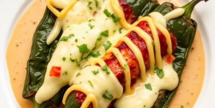 Poivrons Poblanos à la Crème
