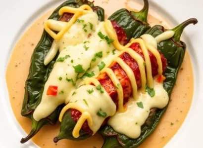 Poivrons Poblanos à la Crème