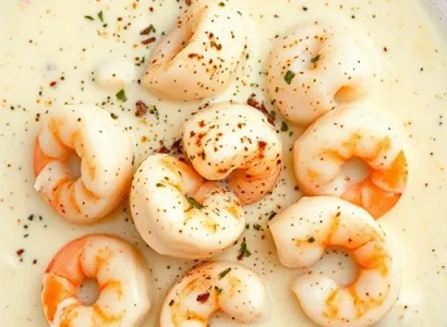 Sauce Alfredo de fruit de mer