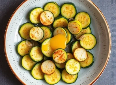 Courge d'été au persil