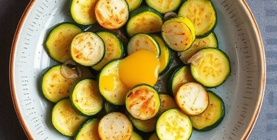 Courge d'été au persil