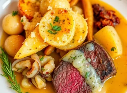 Gratin de pommes de terre et fromage
