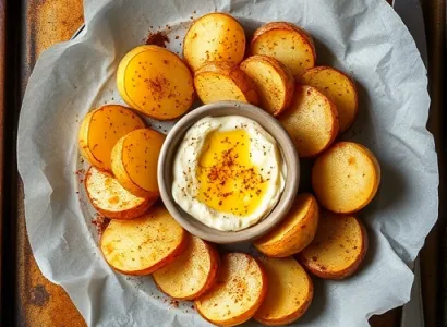 Pommes de terre farcies au fromage et aux épices