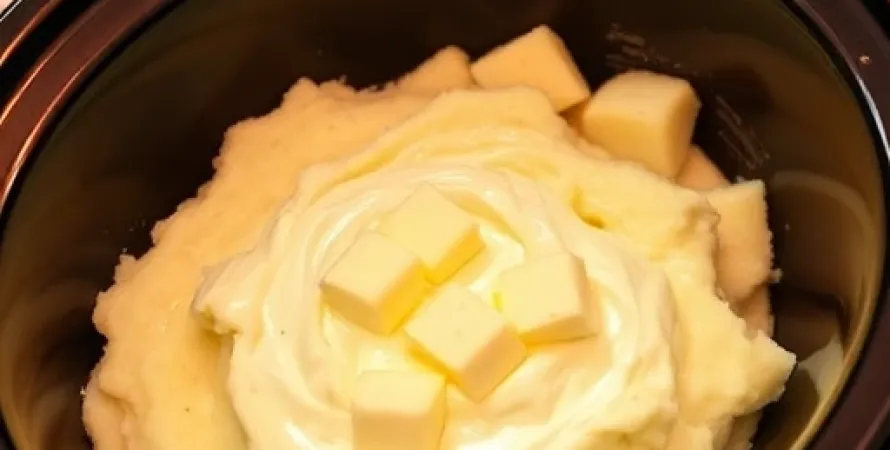 Purée de pommes de terre au crock-pot